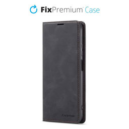 FixPremium - Puzdro Business Wallet pre iPhone 11, čierna
