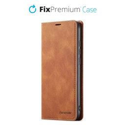 FixPremium - Puzdro Business Wallet pre iPhone 11 Pro, hnedá