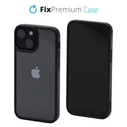 FixPremium - Puzdro Invisible pre iPhone 13 mini, čierna