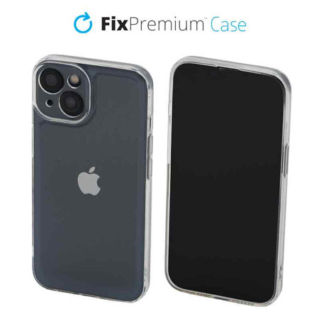 FixPremium - Puzdro Invisible pre iPhone 13 a 14, transparentná