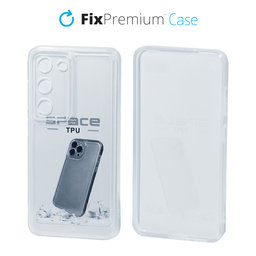 FixPremium - Puzdro Invisible pre Samsung Galaxy S23, transparentná