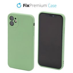 FixPremium - Puzdro Rubber pre iPhone 11, zelená