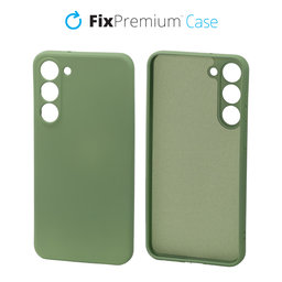 FixPremium - Puzdro Rubber pre Samsung Galaxy S22 Ultra, zelená