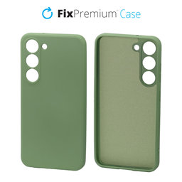 FixPremium - Puzdro Rubber pre Samsung Galaxy S23, zelená