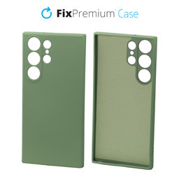 FixPremium - Puzdro Rubber pre Samsung Galaxy S23 Ultra, zelená