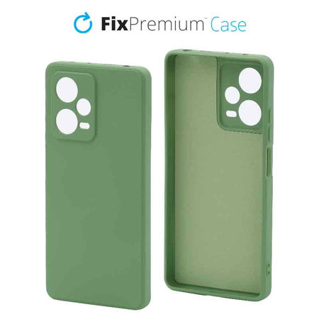 FixPremium - Puzdro Rubber pre Xiaomi Redmi Note 12 Pro Plus, zelená