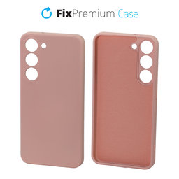 FixPremium - Puzdro Rubber pre Samsung Galaxy S23, oranžová