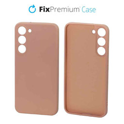 FixPremium - Puzdro Rubber pre Samsung Galaxy S23 Plus, oranžová