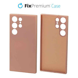 FixPremium - Puzdro Rubber pre Samsung Galaxy S23 Ultra, oranžová