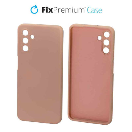 FixPremium - Puzdro Rubber pre Samsung Galaxy A13 5G, oranžová