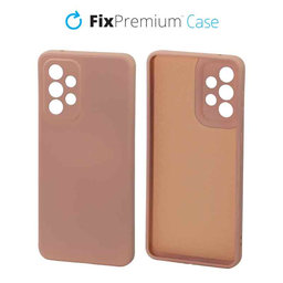 FixPremium - Puzdro Rubber pre Samsung Galaxy A33 5G, oranžová