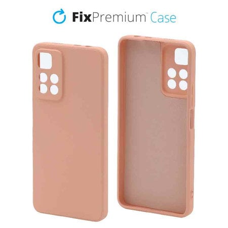 FixPremium - Puzdro Rubber pre Xiaomi Redmi Note 11 Pro Plus, oranžová