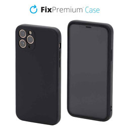 FixPremium - Puzdro Rubber pre iPhone 11 Pro, čierna