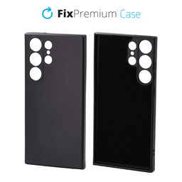 FixPremium - Puzdro Rubber pre Samsung Galaxy S23 Ultra, čierna