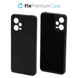 FixPremium - Puzdro Rubber pre Xiaomi Redmi Note 12 5G, čierna