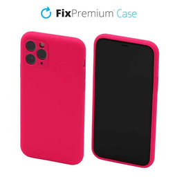 FixPremium - Silikónové Puzdro pre iPhone 11 Pro, ružová