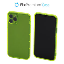 FixPremium - Puzdro Clear pre iPhone 11 Pro, žltá