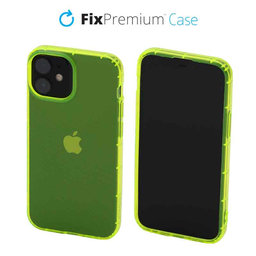 FixPremium - Puzdro Clear pre iPhone 13 mini, žltá