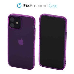 FixPremium - Puzdro Clear pre iPhone 13 mini, fialová