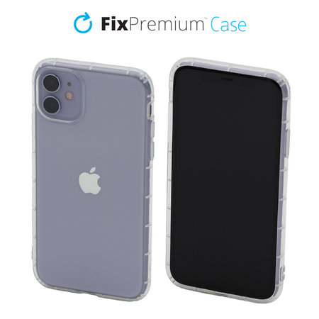 FixPremium - Puzdro Clear pre iPhone 12 a 12 Pro, transparentná