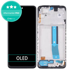 Xiaomi Redmi Note 11S 2201117SG 2201117SI - LCD Displej + Dotykové Sklo + Rám (Black) OLED