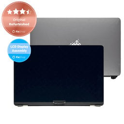 Apple MacBook Air 13" M2 A2681 (2022) - LCD Displej + Predné Sklo + Kryt (Space Gray) Original Refurbished