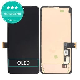 Google Pixel 8 Pro GC3VE, G1MNW - LCD Displej + Dotykové Sklo + Rám (Black) OLED