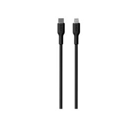 PURO - Kábel USB-C / MFI Lightning, 12W, Soft, 1,5 m, čierna