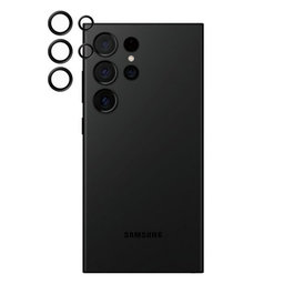 PanzerGlass - Ochranný Kryt Objektívu Fotoaparátu Hoops pre Samsung Galaxy S24 Ultra, čierna