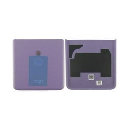 Motorola Razr 40 - Batériový Kryt (Spodný) (Grape Compote) - 5S58C22941 Genuine Service Pack