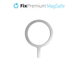FixPremium - Magnet pre MagSafe Ultra, strieborná