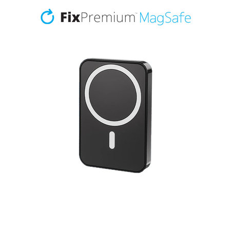 FixPremium - MagSafe PowerBank so Stojanom 10 000mAh, čierna