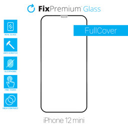 FixPremium FullCover Glass - Tvrdené Sklo pre iPhone 12 mini