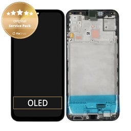 Samsung Galaxy M15 M156B - LCD Displej + Dotykové Sklo + Rám (Grey) - GH82-34683A Genuine Service Pack