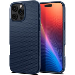 Spigen - Puzdro Liquid Air pre iPhone 16 Pro Max, navy blue