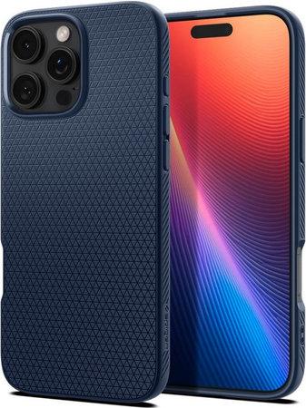 Spigen - Puzdro Liquid Air pre iPhone 16 Pro Max, navy blue