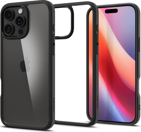 Spigen - Puzdro Ultra Hybrid pre iPhone 16 Pro, matte black