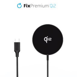 FixPremium - MagSafe Nabíjačka s Qi2, čierna