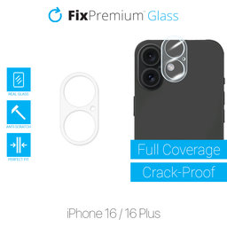 FixPremium Glass - Tvrdené Sklo zadnej kamery pre iPhone 16 a 16 Plus