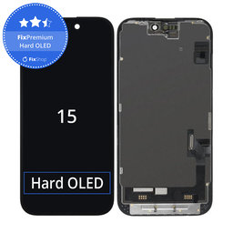 Apple iPhone 15 - LCD Displej + Dotykové Sklo + Rám Hard OLED FixPremium