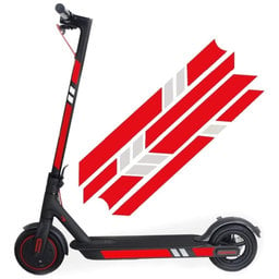 Xiaomi Mi Electric Scooter 1S, 2 M365, Essential, Pro, Pro 2 - Reflexné Nálepky (B)