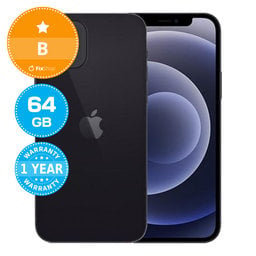 Apple iPhone 12 Black 64GB B Repasovaný