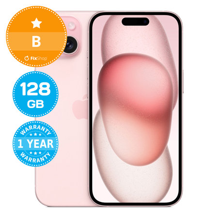 Apple iPhone 15 Pink 128GB B Repasovaný