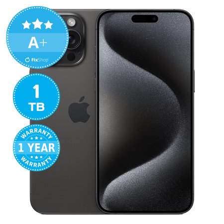 Apple iPhone 15 Pro Max Black Titanium 1TB A+ Repasovaný