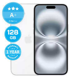 Apple iPhone 16 White 128GB A+ Repasovaný