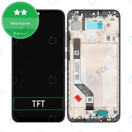 Xiaomi Redmi Note 7 - LCD Displej + Dotykové Sklo + Rám (Black) TFT