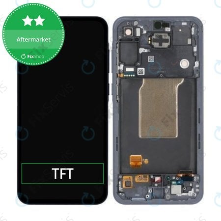 Samsung Galaxy A55 A556B - LCD Displej + Dotykové Sklo + Rám (Awesome Navy) TFT