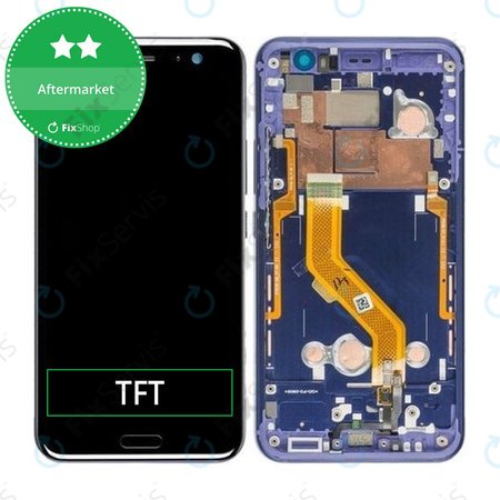 HTC U11 - LCD Displej + Dotykové Sklo + Rám (Blue) TFT