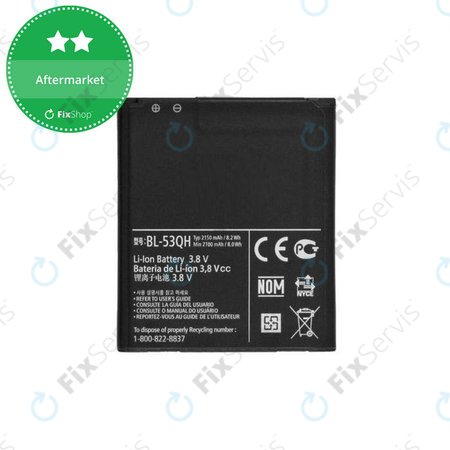 LG Optimus 4X HD P880, L9 P760, P875, F5, L7 4G - Batéria BL-53QH 2150mAh