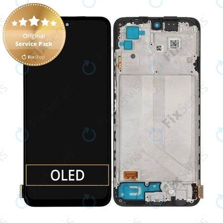 Xiaomi Redmi Note 10S - LCD Displej + Dotykové Sklo + Rám (Onyx Grey) - 5600020K7B00, 560002K7BN00 Genuine Service Pack